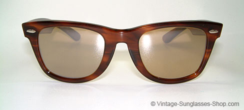 Ray Ban Wayfarer I - half mirrored