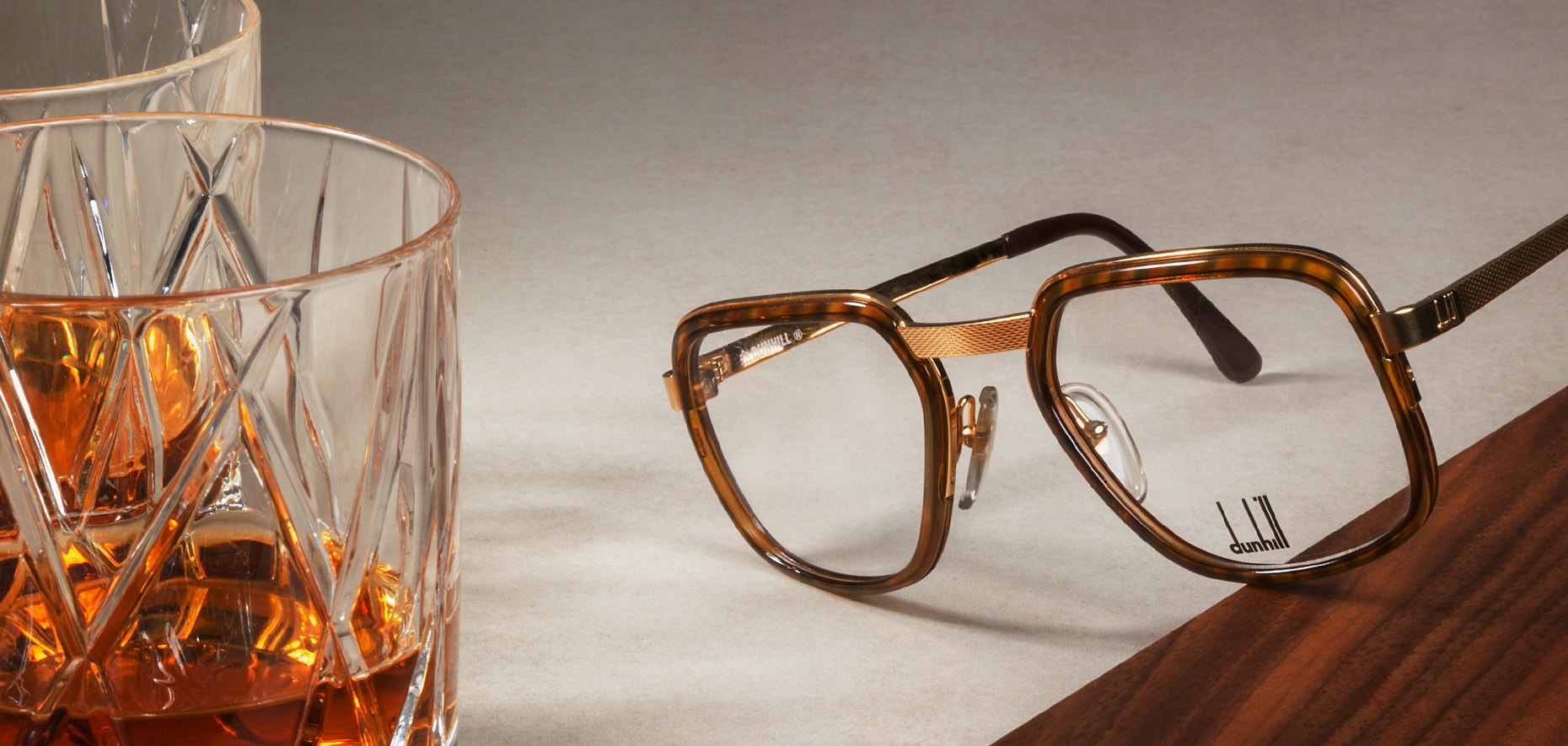 Classic Dunhill Optyl glasses from the 1980s