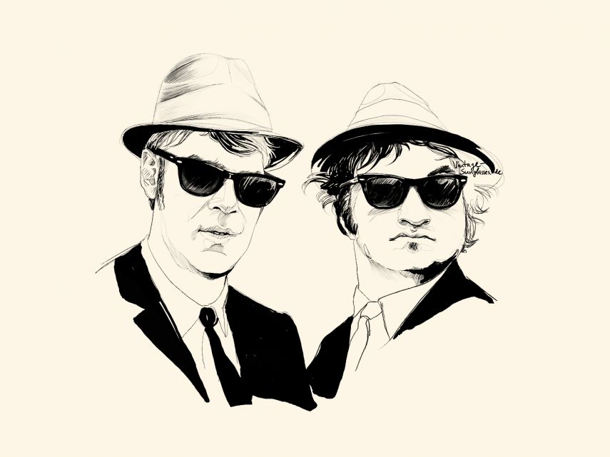 Blue Brothers Sunglasses