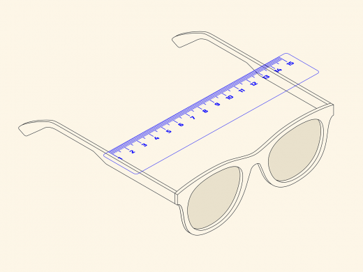 Glasses sizes explained