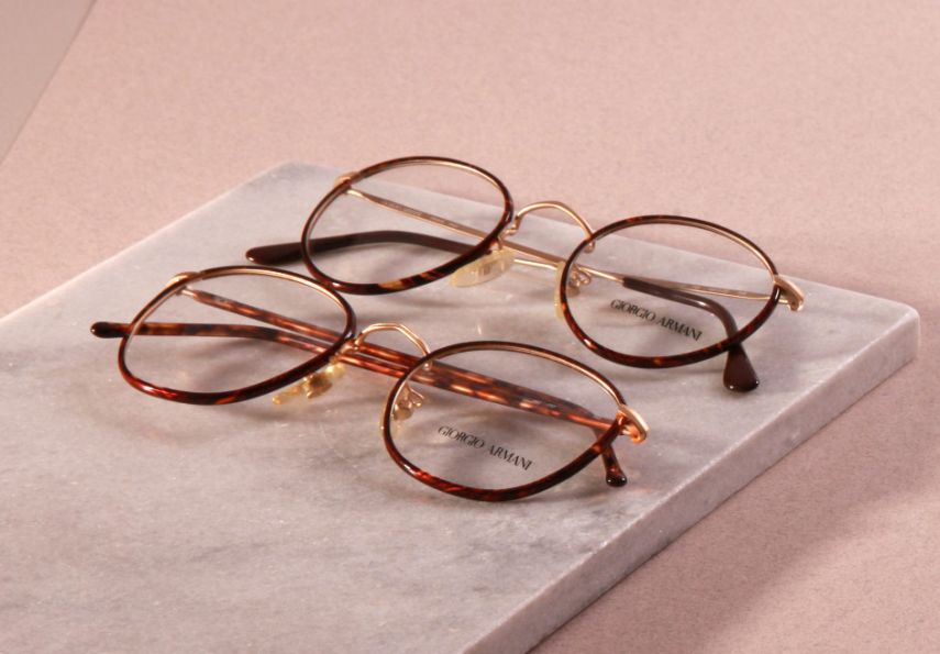 Round eyewear classics by Armani