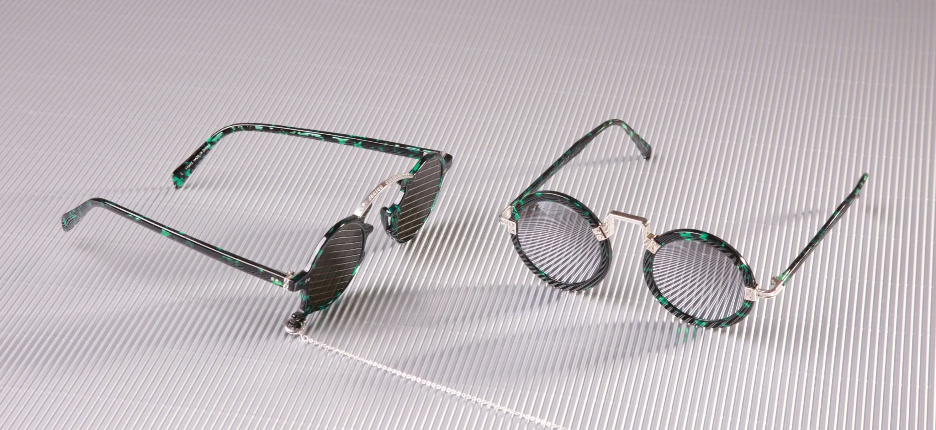 Gaultier round steampunk sunglasses and glasses