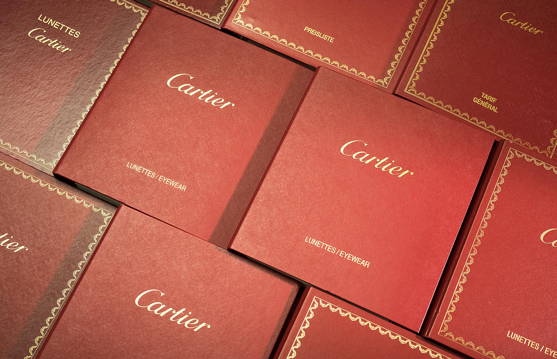 Vintage Cartier eyewear catalogues