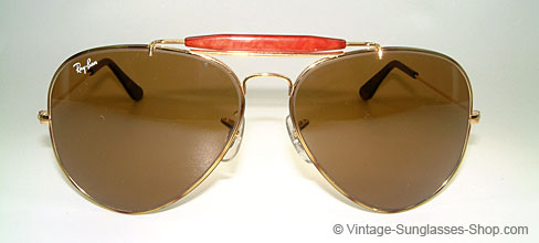 Large Vintage RAY-BAN USA 80s BAUSCH & LOMB "OUTDOORSMAN II" sunglasses 