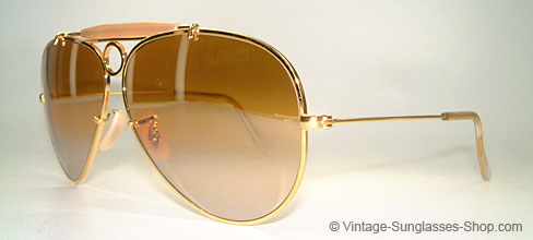 Ray Ban Shooter - Gold Plated USA Frame Ray Ban Shooter - Gold Plated USA Frame