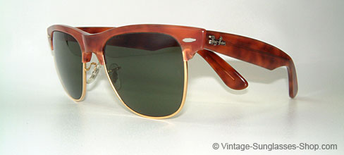 ray ban wayfarer with gold sides