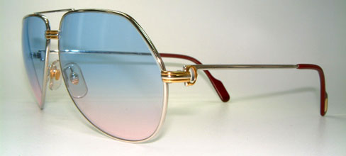 vintage cartier santos aviator sunglasses