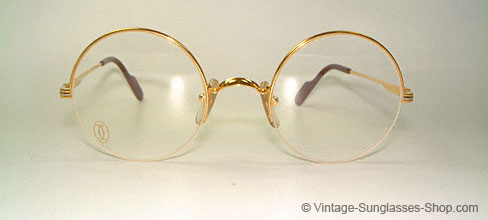 Cartier Mayfair - Small - Round 80's Glasses Cartier Mayfair - Small - Round 80's Glasses