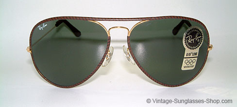sunglasses ban large ii leathers brown vintage sunglasses ban large ii leathers brown vintage