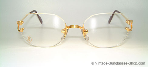 Glasses Cartier Rimless Louis Cartier