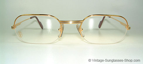 Cartier Ascot - Small - Rimless Vintage Frame Cartier Ascot - Small - Rimless Vintage Frame