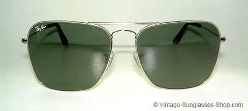 ray ban caravan silver frame