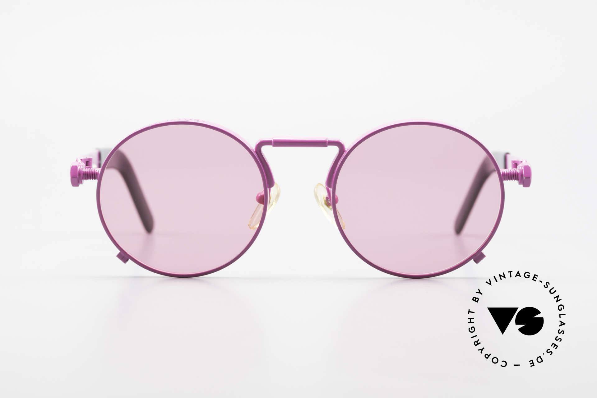 Jean Paul Gaultier 56-8171 Customized Pink Edition, 1st model of the Gaultier eyewear collection from 1991, Made for Men and Women