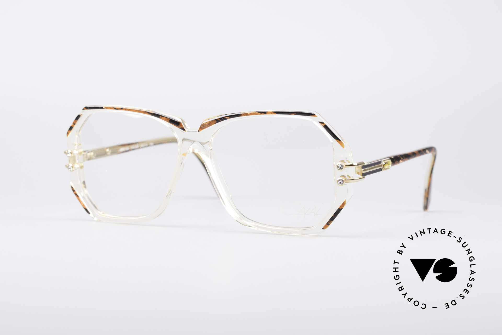 Cazal 169 Vintage Designer Frame, extravagant vintage Cazal designer eyeglass-frame, Made for Women