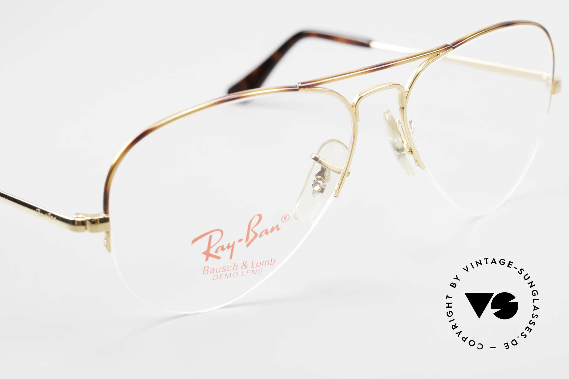 half frame glasses ray ban