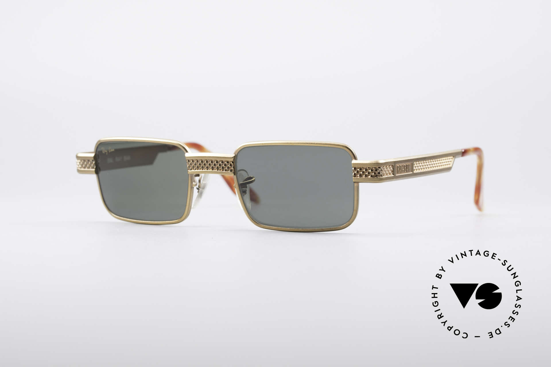 Sunglasses Ray Ban Undercurrent Metal Gold Rectangle