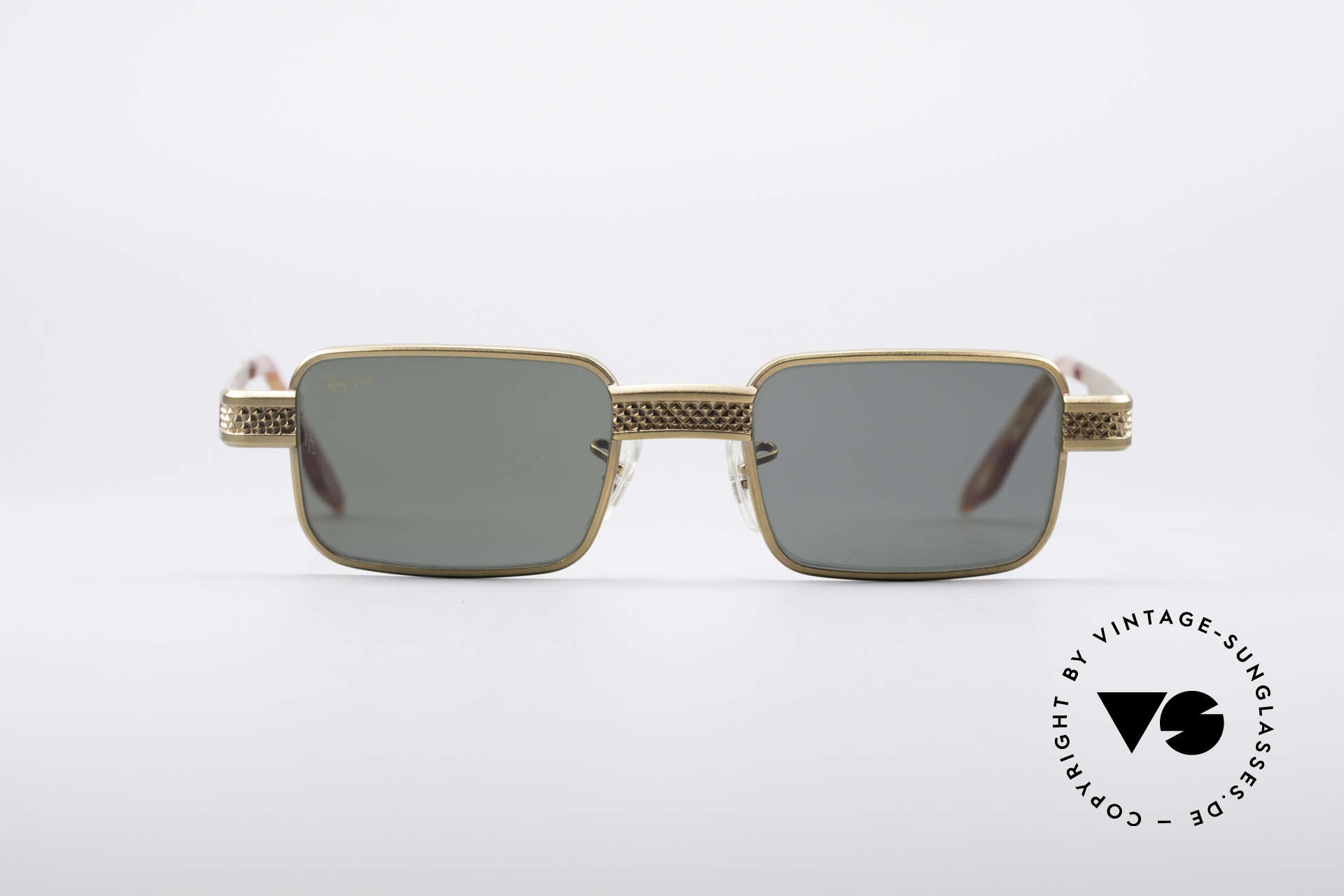 Sunglasses Ray Ban Undercurrent Metal Gold Rectangle