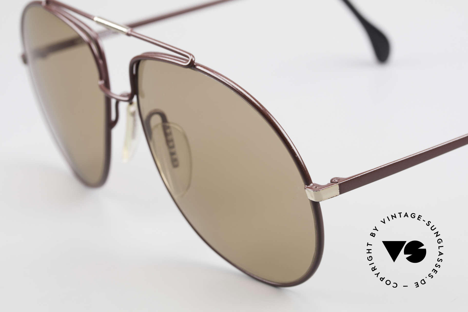 Sunglasses Zeiss 9369 80's Frame With Mineral Lenses