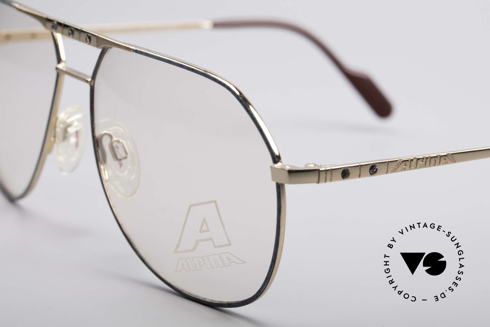 Glasses Alpina FM27 Classic Aviator Eyeglasses