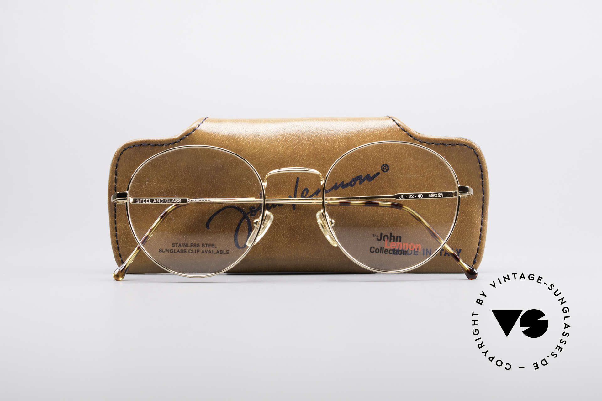 Glasses John Lennon Steel And Glass Round Vintage Frame