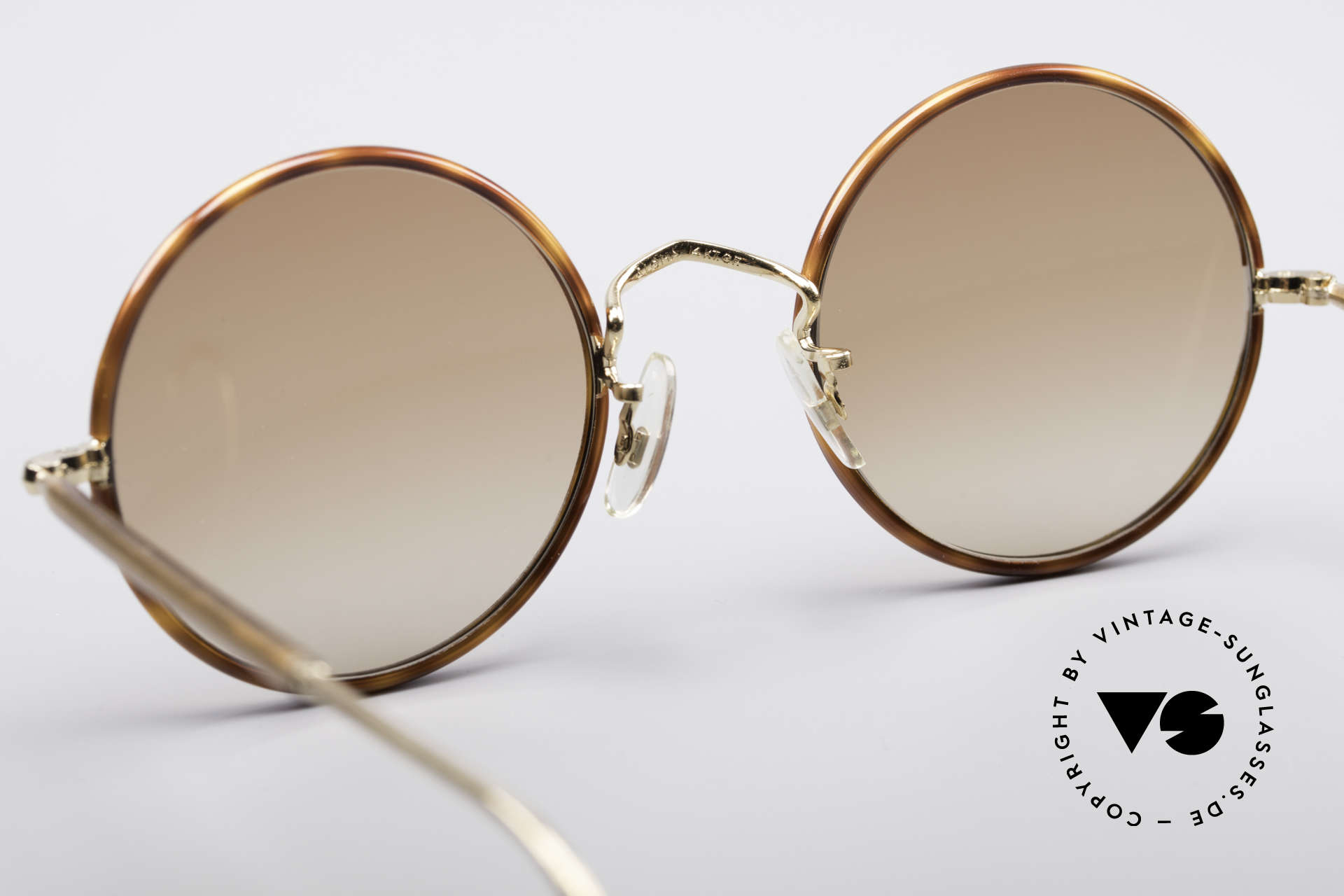 Savile Row Round 47/20 Harry Potter Glasses, unworn rarity, size 47/20, light brown tinted lenses, Made for Men