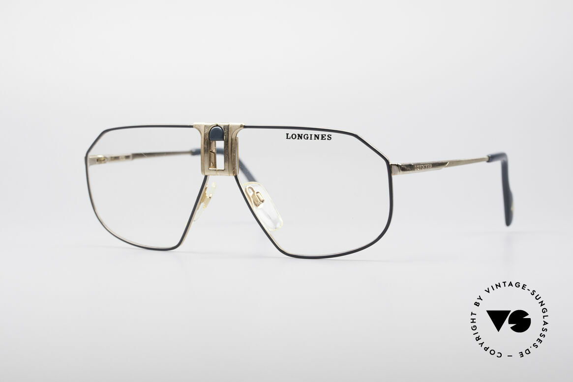 Longines 0153 80's Luxury Men's Frame, high-end VINTAGE designer eyeglasses by LONGINES, Made for Men