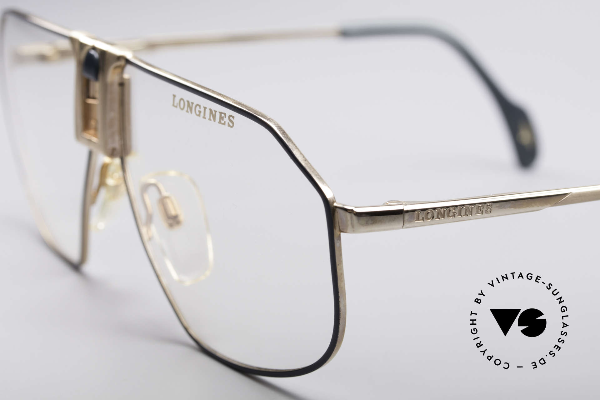 Longines 0153 80's Luxury Men's Frame, unworn (like all our premium vintage eyeglass-frames), Made for Men