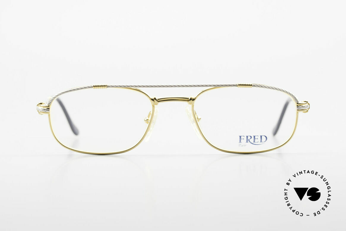 Fred Fregate Luxury Sailing Glasses S Frame, vintage eyeglass-frame by Fred, Paris from the 1980s, Made for Men