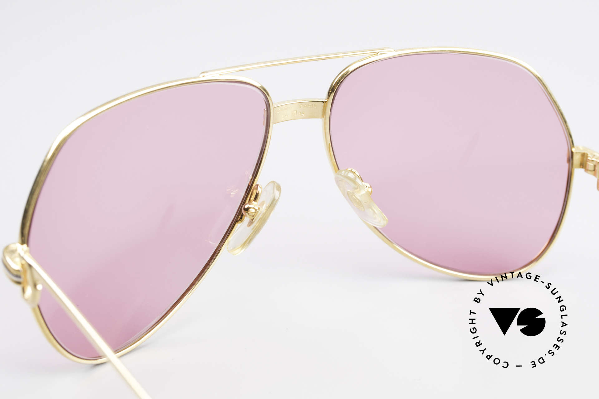 Sunglasses Cartier Vendome LC - M Michael Douglas 80's Shades