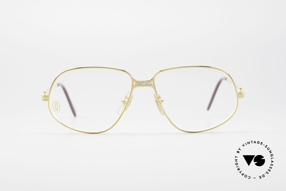 Cartier Panthere G.M. - M 80's Luxury Vintage Eyeglasses, G.M. stands for 'grande modèle' for monsieur / gentleman, Made for Men