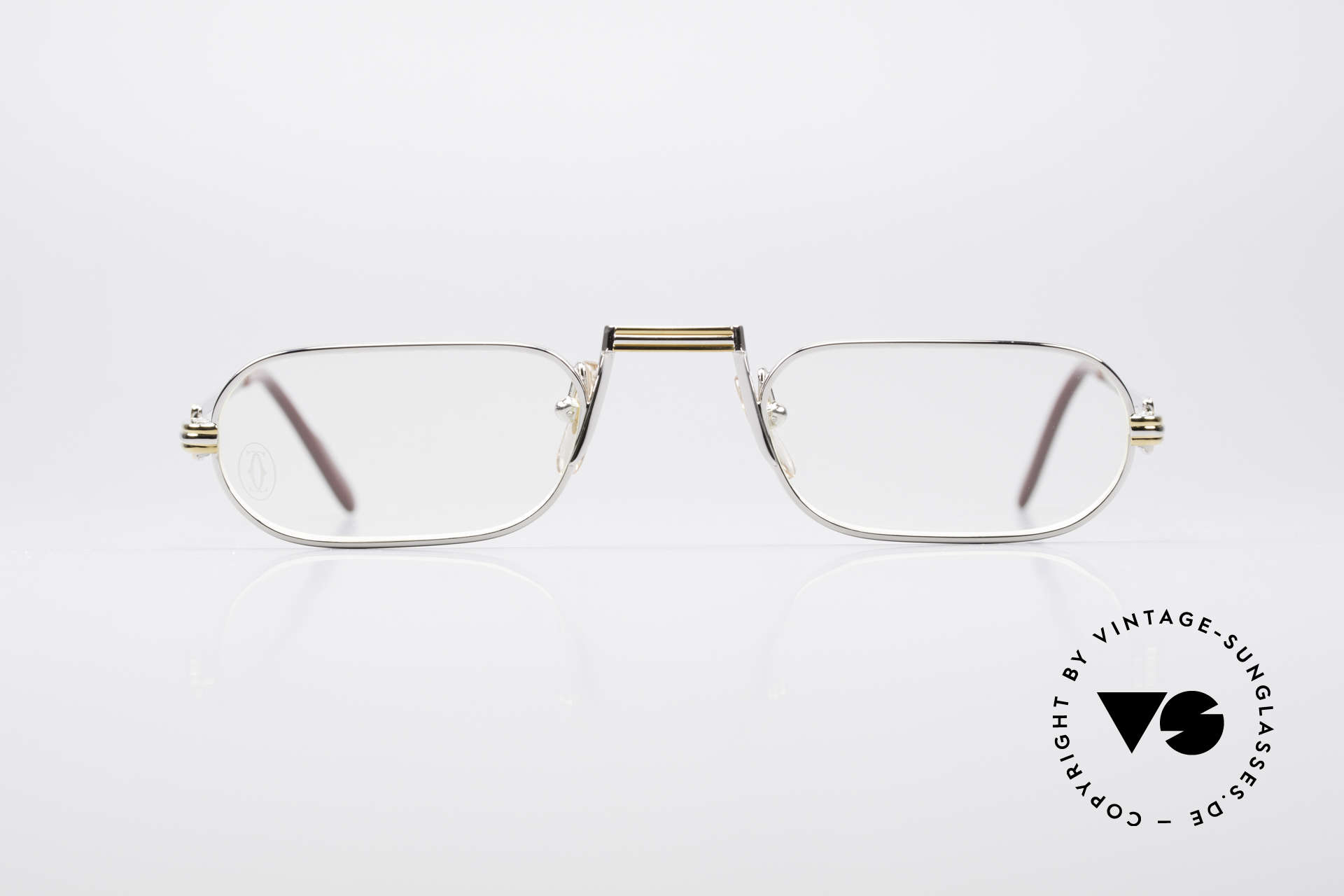 Glasses Cartier Demi Lune LC Platinum Reading Glasses