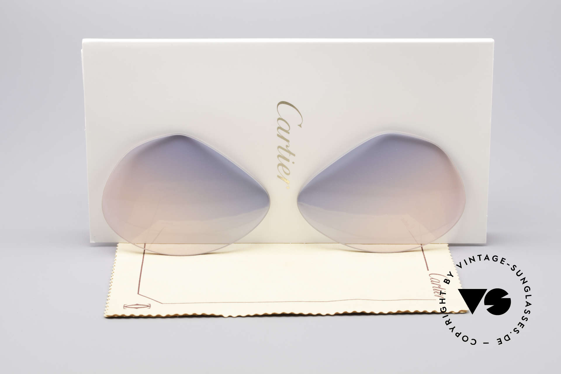 cartier blue lens