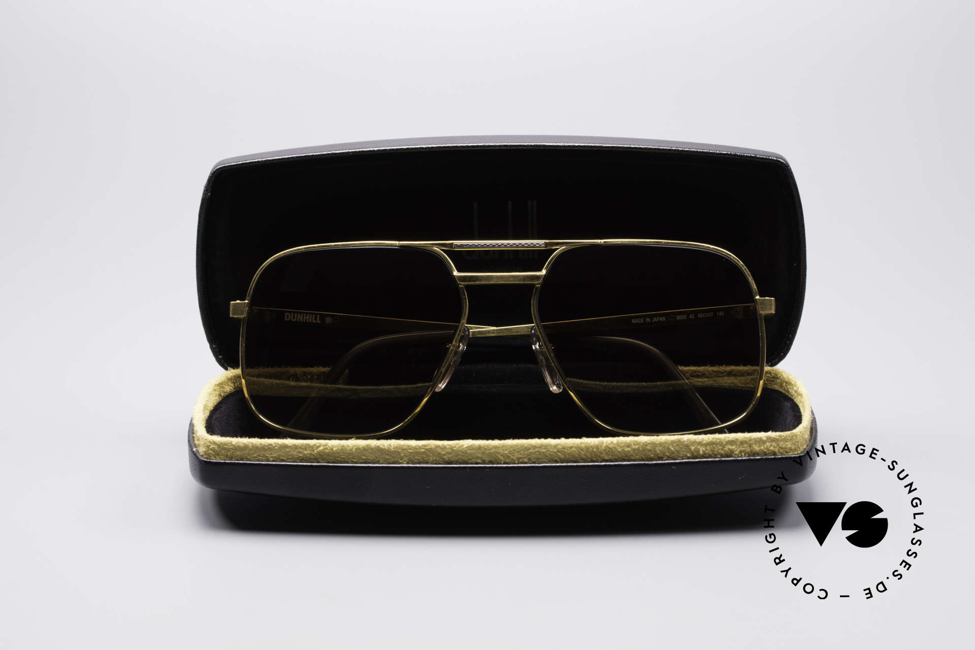 Sunglasses Dunhill 6050 Gold Plated Titanium Frame