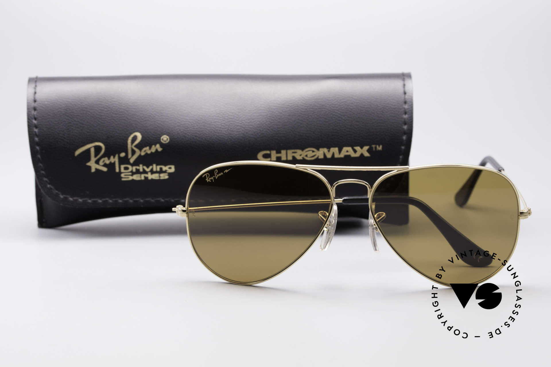 Sunglasses Ray Ban Large Metal Driving Chromax Vintage Sunglasses
