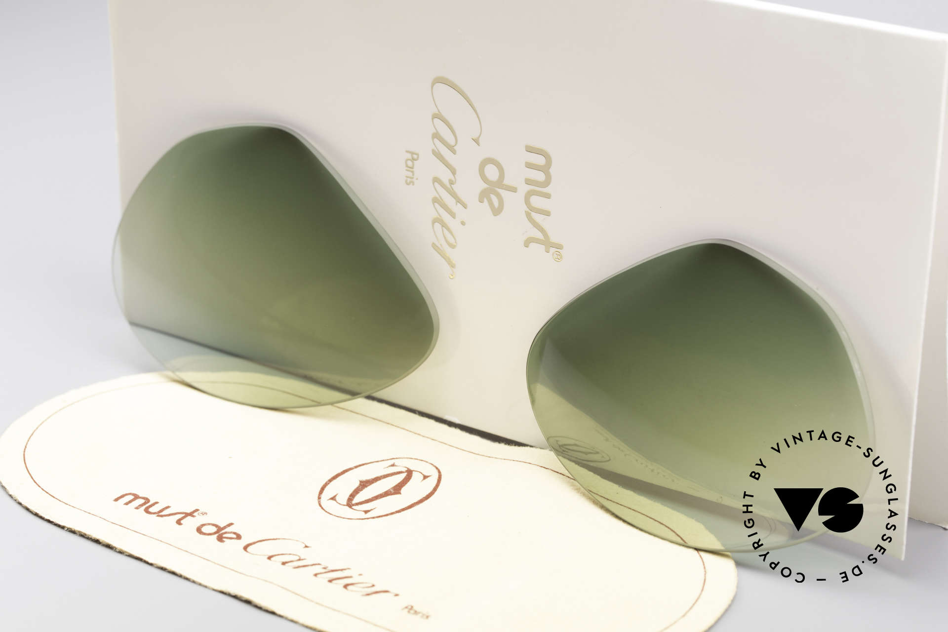 Sunglasses Cartier Vendome Lenses L Green Gradient Sun Lenses