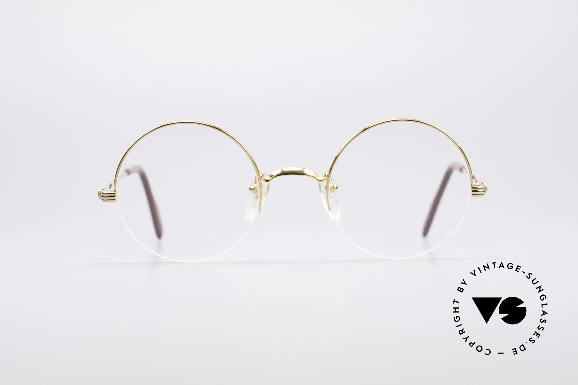 luxury round eyeglasses