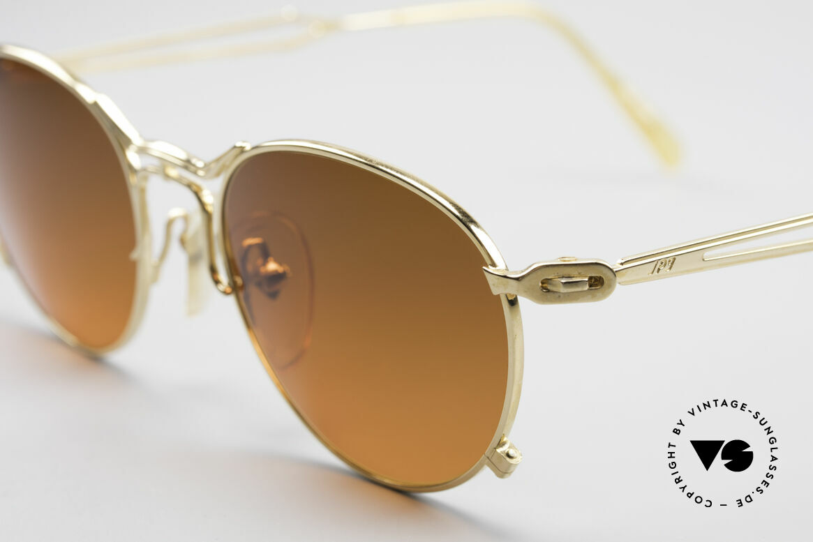 Jean Paul Gaultier 55-2177 Gold Plated Designer Frame, top-notch craftsmanship (made in Japan) from 1996/97, Made for Men and Women