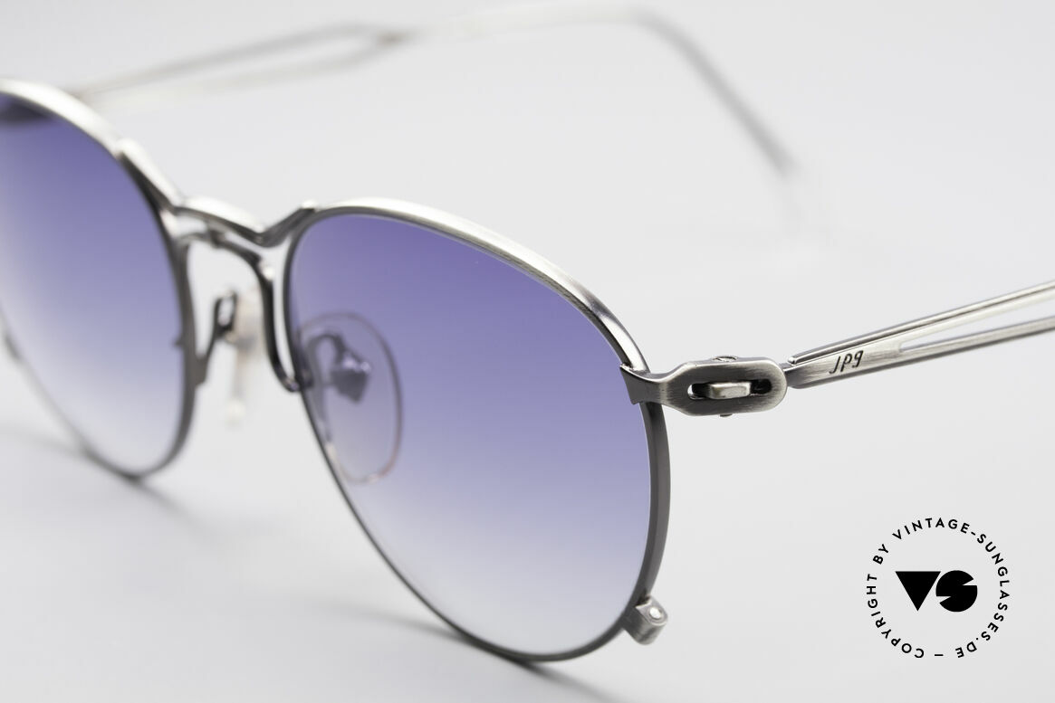 Jean Paul Gaultier 55-2177 Rare Designer Sunglasses, with elegant blue-gradient sun lenses (100% UV prot.), Made for Men and Women