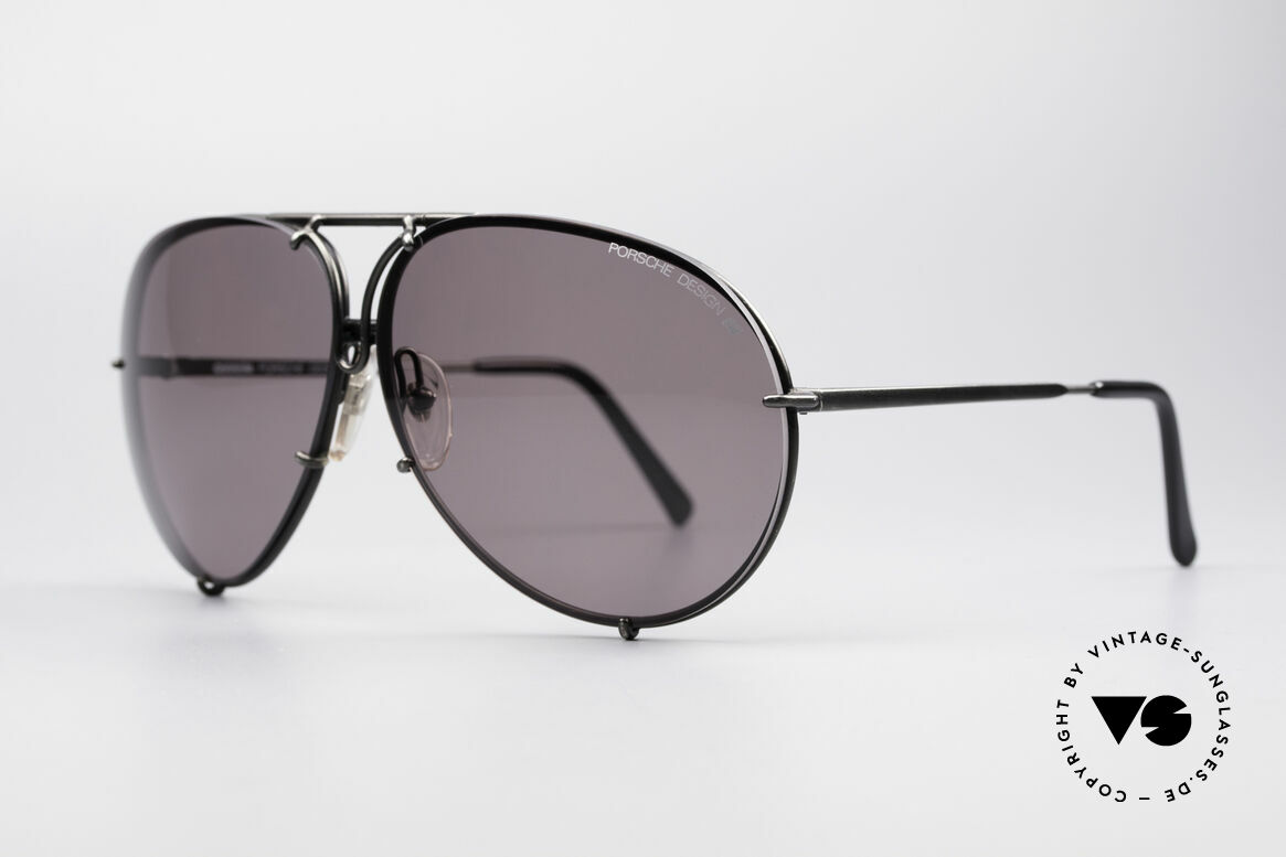 Porsche 5621 Rare 80's XL Aviator Shades, frame and gray sun lenses are in a flawless condition, Made for Men
