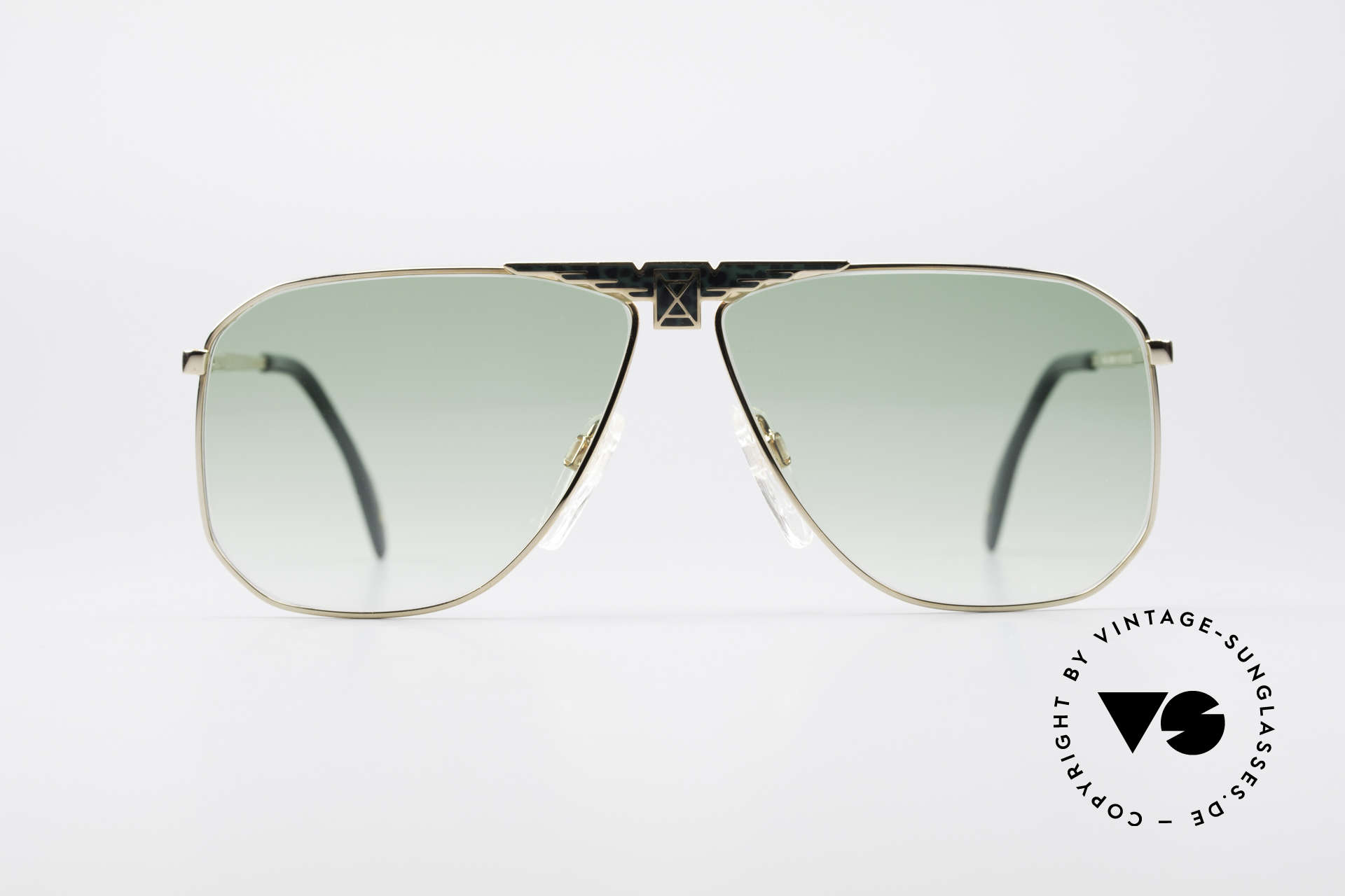 Longines 0155 80's Designer Sunglasses, precious frame with spring hinges (1st class comfort), Made for Men