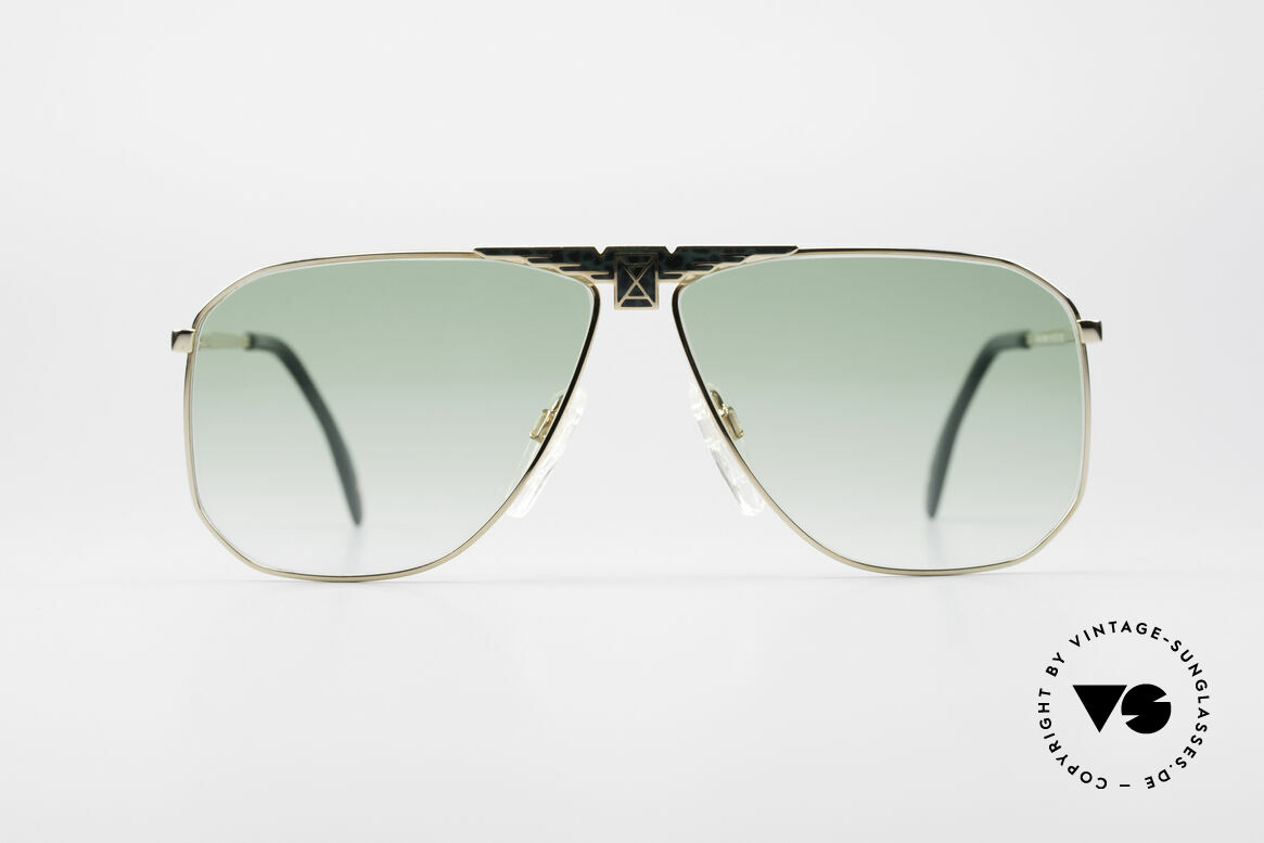 Longines 0155 80's Designer Sunglasses, precious frame with spring hinges (1st class comfort), Made for Men