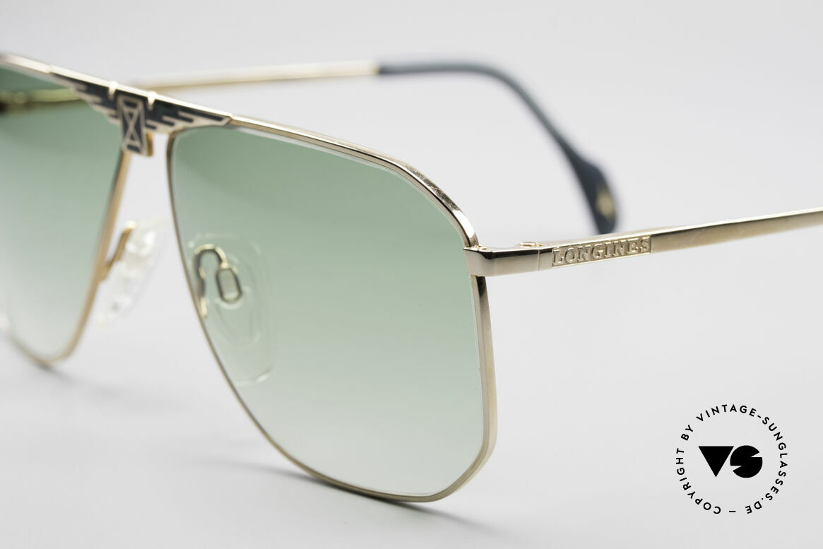 Longines 0155 80's Designer Sunglasses, unworn (like all our premium vintage LUXURY frames), Made for Men