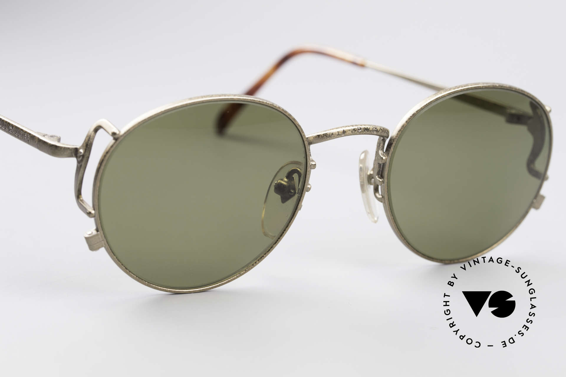 Jean Paul Gaultier 55-3178 Polarized Sun Lenses, NO retro sunglasses, but a 25 years old original, Made for Men and Women