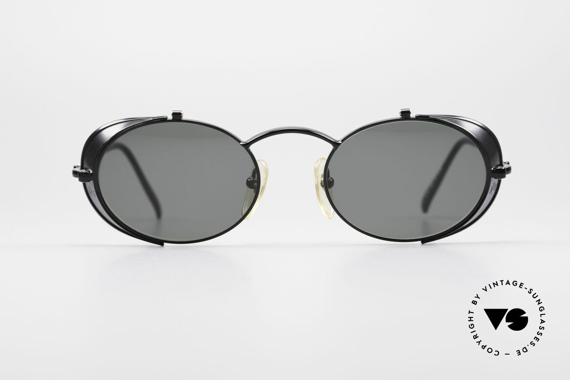 Jean Paul Gaultier 56-1175 JPG Side Shields Sunglasses, 'STEAMPUNK shades' by the eccentric French designer, Made for Men and Women