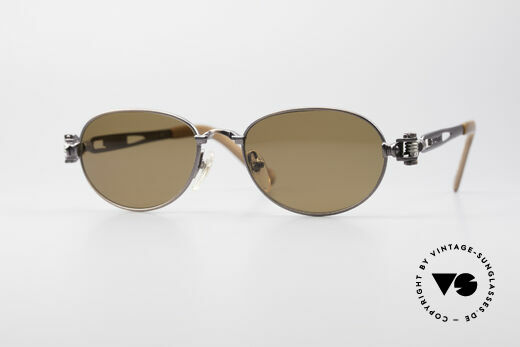 Jean Paul Gaultier 56-8102 Oval Steampunk Sunglasses Details