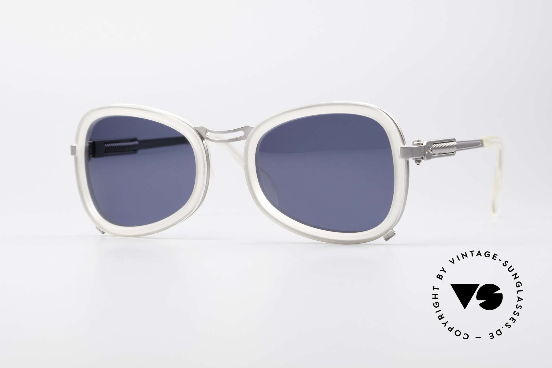 Jean Paul Gaultier 56-1271 90's Steampunk Sunglasses, massive Jean Paul GAULTIER 1990's designer sunglasses, Made for Men and Women