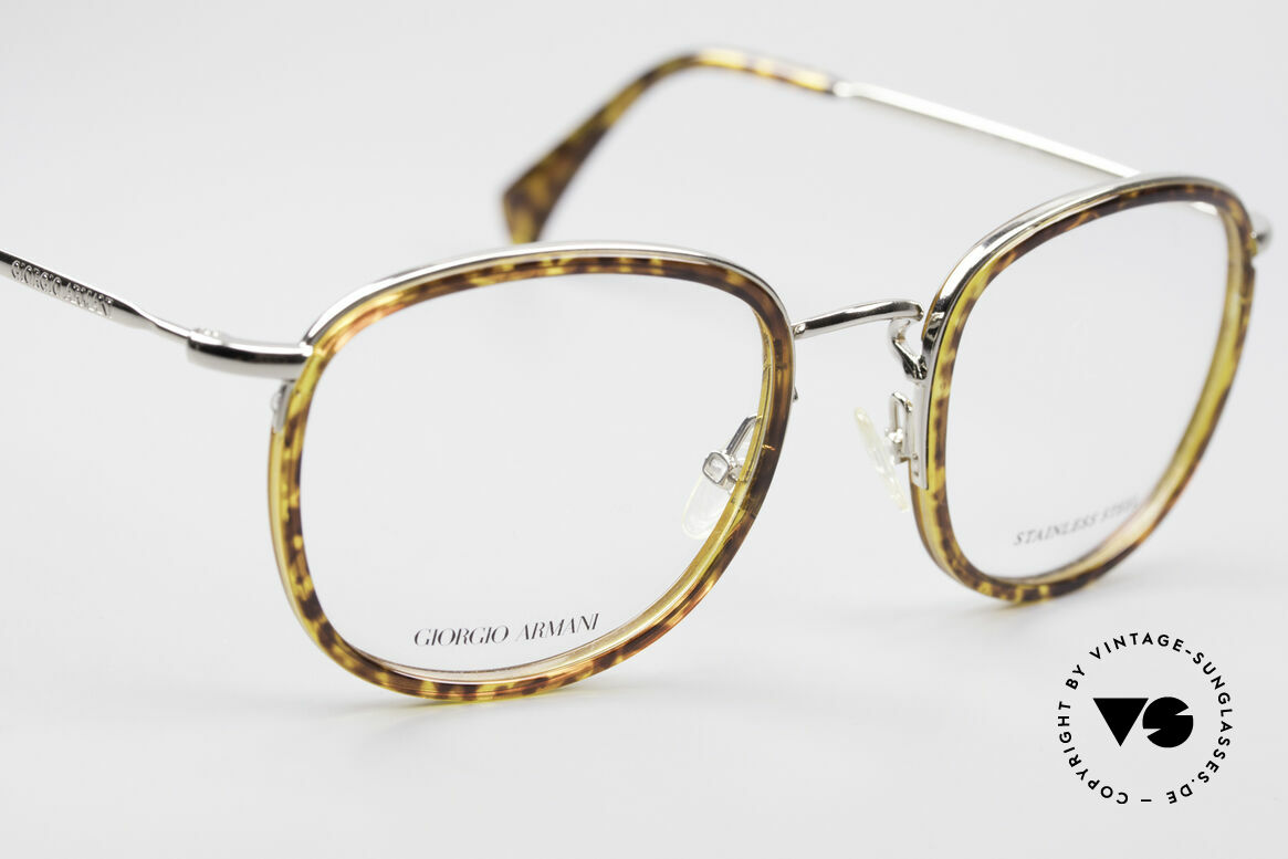 Giorgio Armani 863 Square Panto Eyeglass-Frame, NO RETRO EYEGLASSES, but true 1990's commodity!, Made for Men