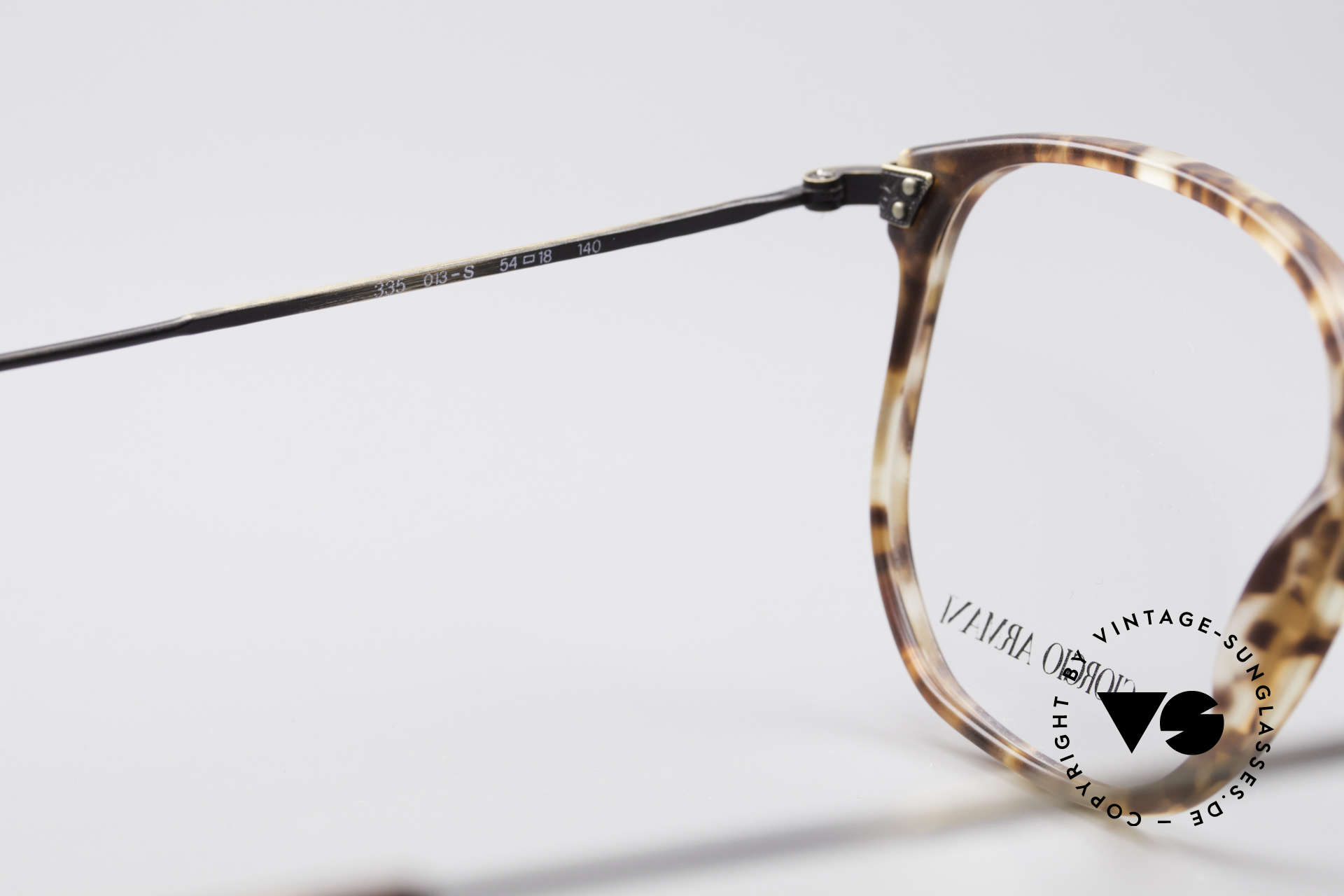 Giorgio Armani 335 True Vintage Eyeglasses, NO RETRO frame, but a rare 30 years old ORIGINAL, Made for Men and Women