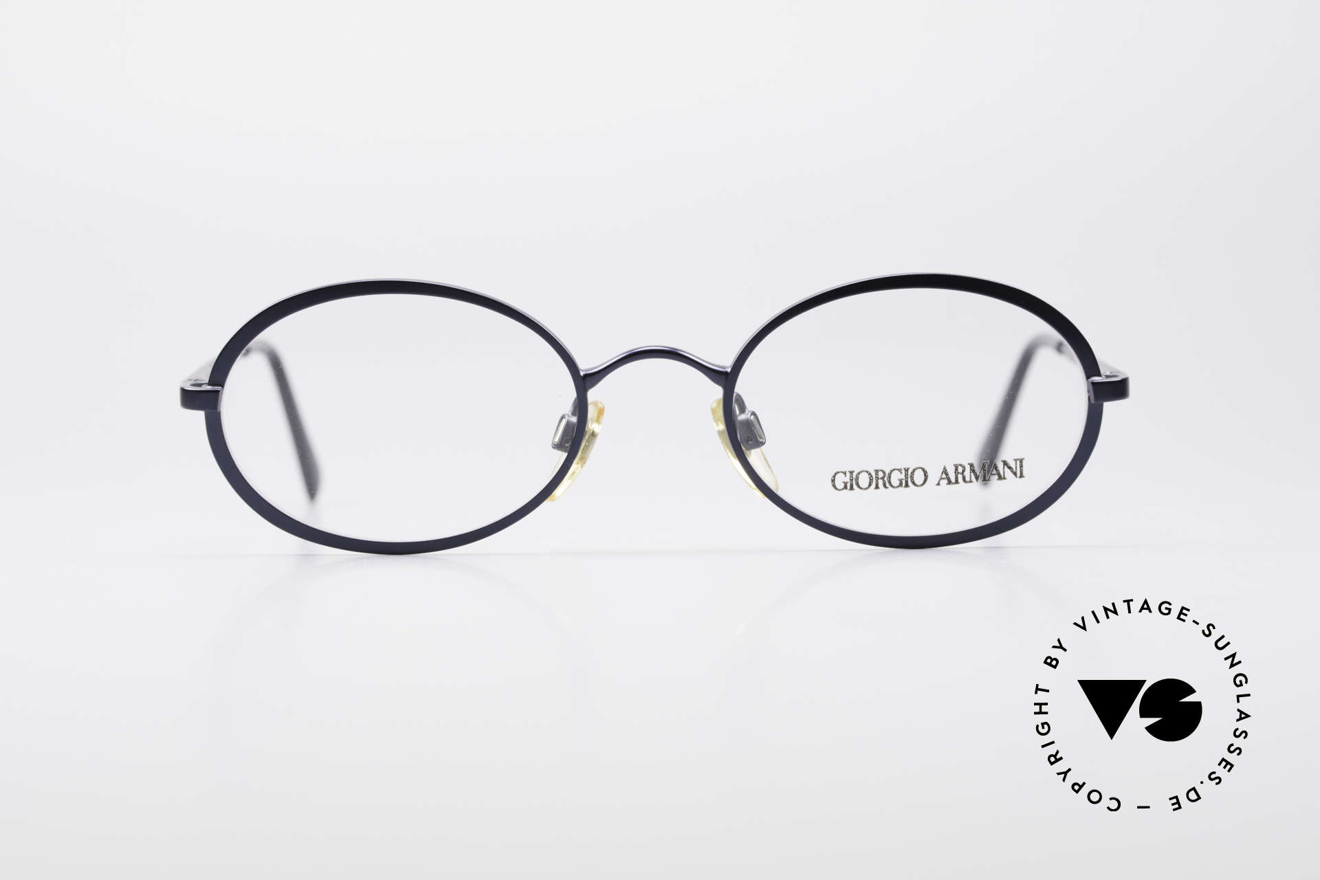 Giorgio Armani 277 90's Oval Vintage Eyeglasses, sober, timeless style: suitable for many occasions, Made for Men and Women