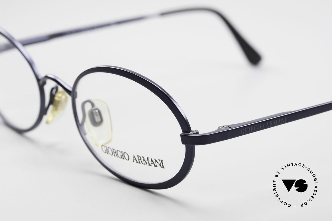 Giorgio Armani 277 90's Oval Vintage Eyeglasses, never worn (like all our 1990's designer classics), Made for Men and Women